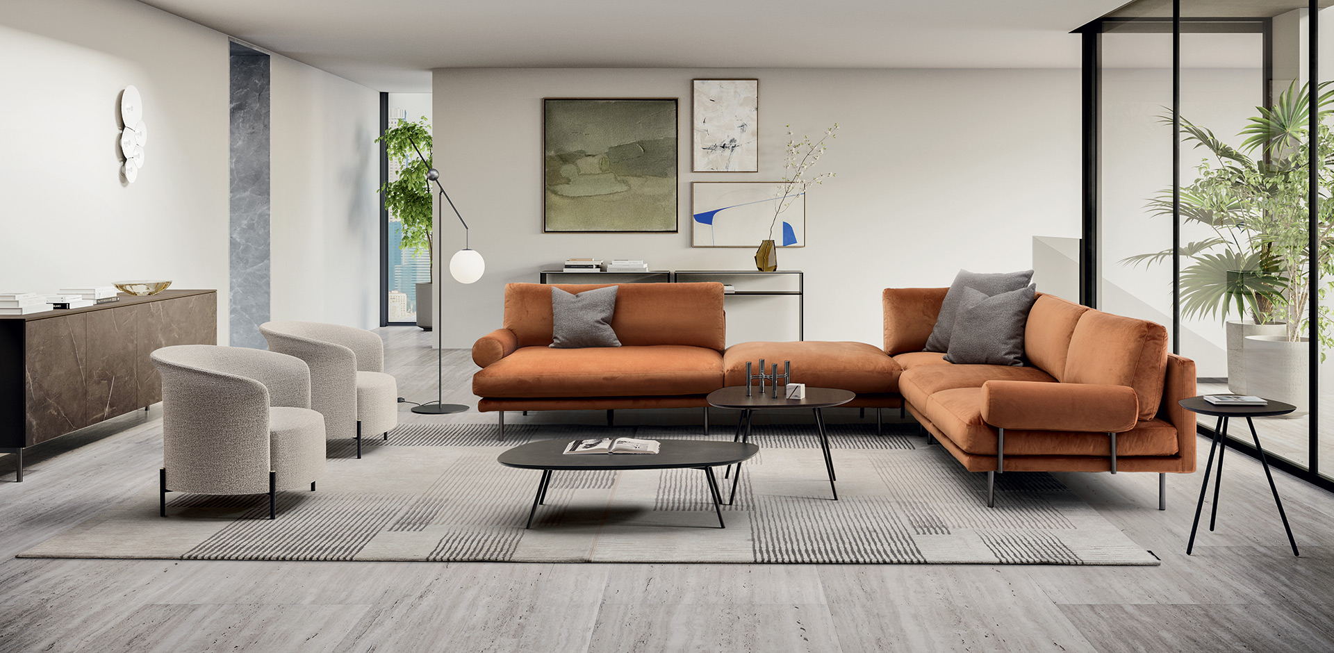 sofás - CS3447 Mies Roll